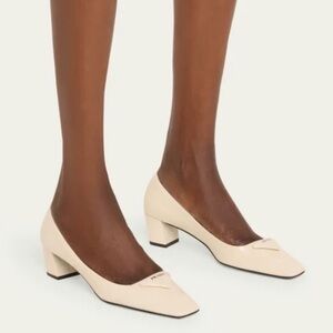 Prada Women's Elegant Cream Heels